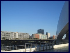 Highrise buildings near City of Arts and Sciences 